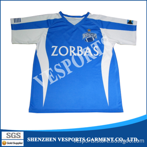 Fitted Spandex Fabric Rugby Team Jersey